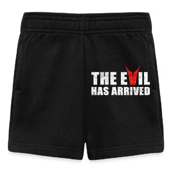 Evil has come with horns from the devil - Baby Shorts - black - Front