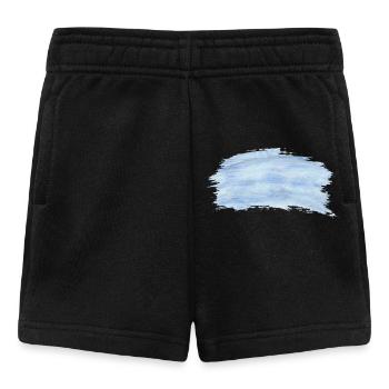 Fond bleu noir - Short Bébé - noir - Devant