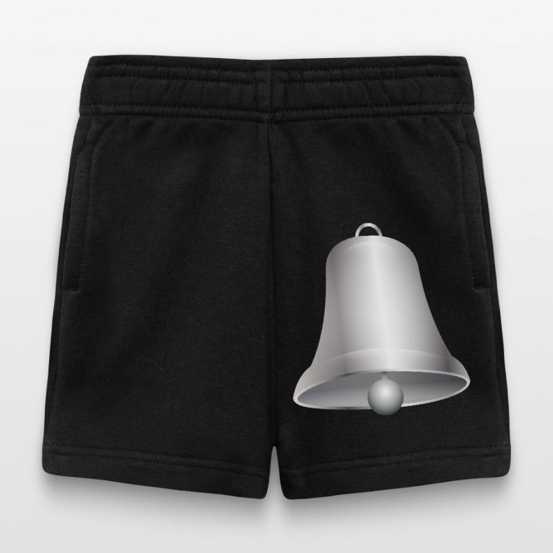 große silberfarbene Kirchen Glocke oder Glöckchen Baby Shorts