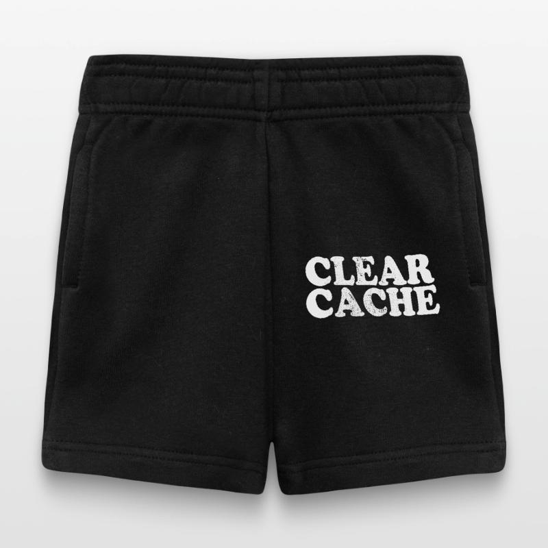Clear Cache Programmierer Nerd Geek Geschenk Cache Baby Shorts