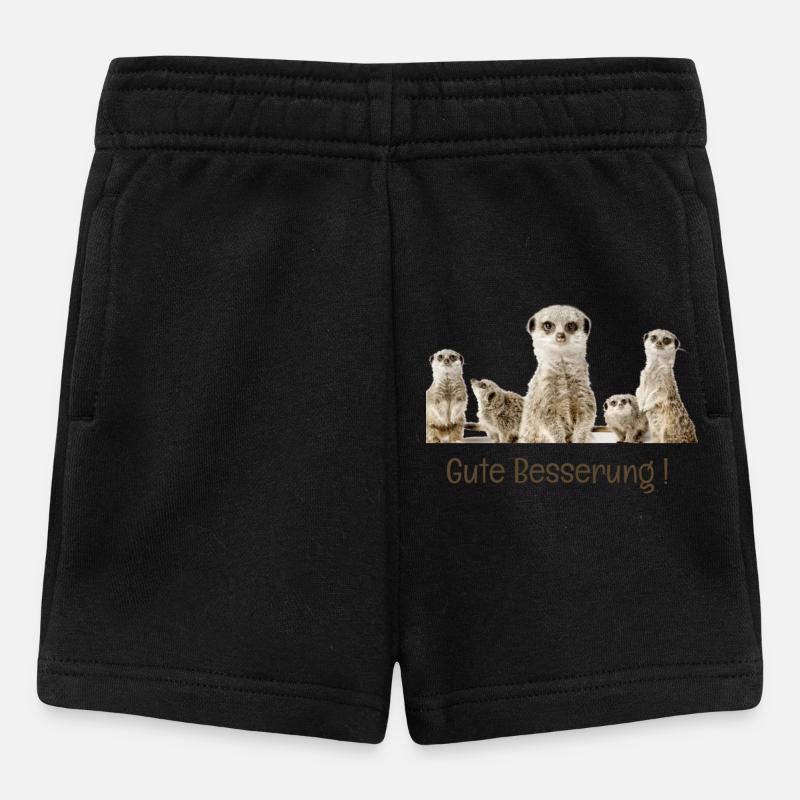 Gute besserung - Baby Shorts - Schwarz