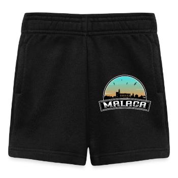 Malaga Spanien Skyline Spanisches Souvenir - Baby Shorts - Schwarz - Vorne