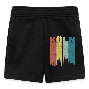Köln Skyline Kölner Dom Vintage Retro Kölsch Köln - Baby Shorts - Schwarz - Vorne