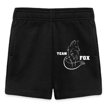 team fox fuchs symbol geschenk idee idea gift - Baby Shorts - Schwarz - Vorne