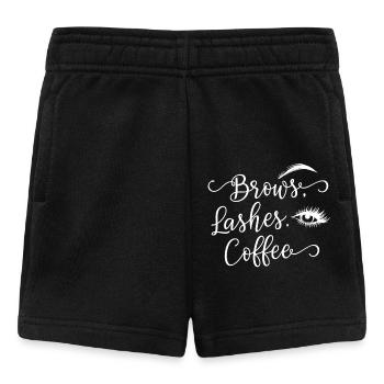 Brows Lashes Coffee - Baby Shorts - black - Front