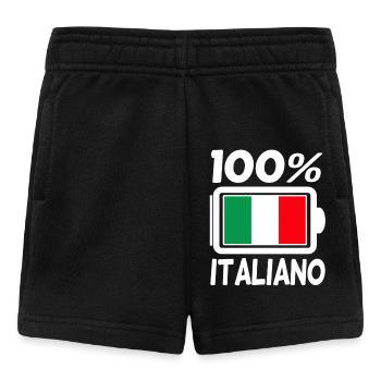 Italie Italiens - Short Bébé - noir - Devant