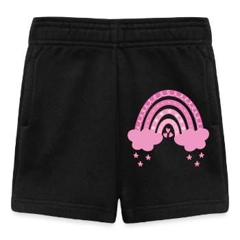 Boho Regenbogen - Baby Shorts - Schwarz - Vorne