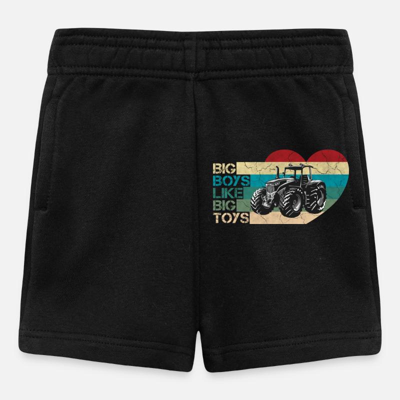 Big Boys Retro - Short Bébé - noir