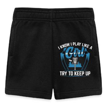 Discgolf Disc Golf | Discgolfspieler Geschenk - Baby Shorts - Schwarz - Vorne