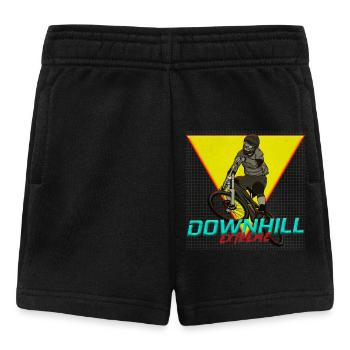 Downhill Extreme Motiv - Baby Shorts - black - Front