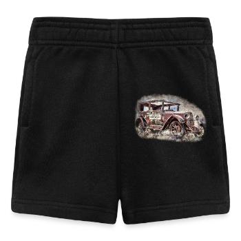 Nostalgisches Altes Amerikanisches Traumauto - Baby Shorts - Schwarz - Vorne