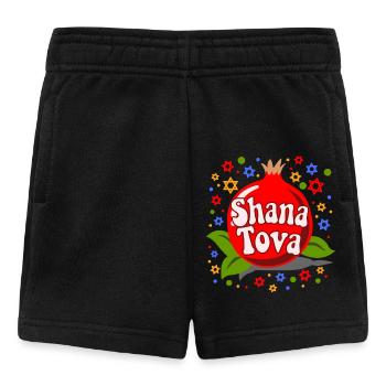 Shana Tova! Jewish New Year Gift - Baby Shorts - black - Front