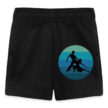 Latein tanzen Tanzpaar Salsa - Baby Shorts - Schwarz - Vorne
