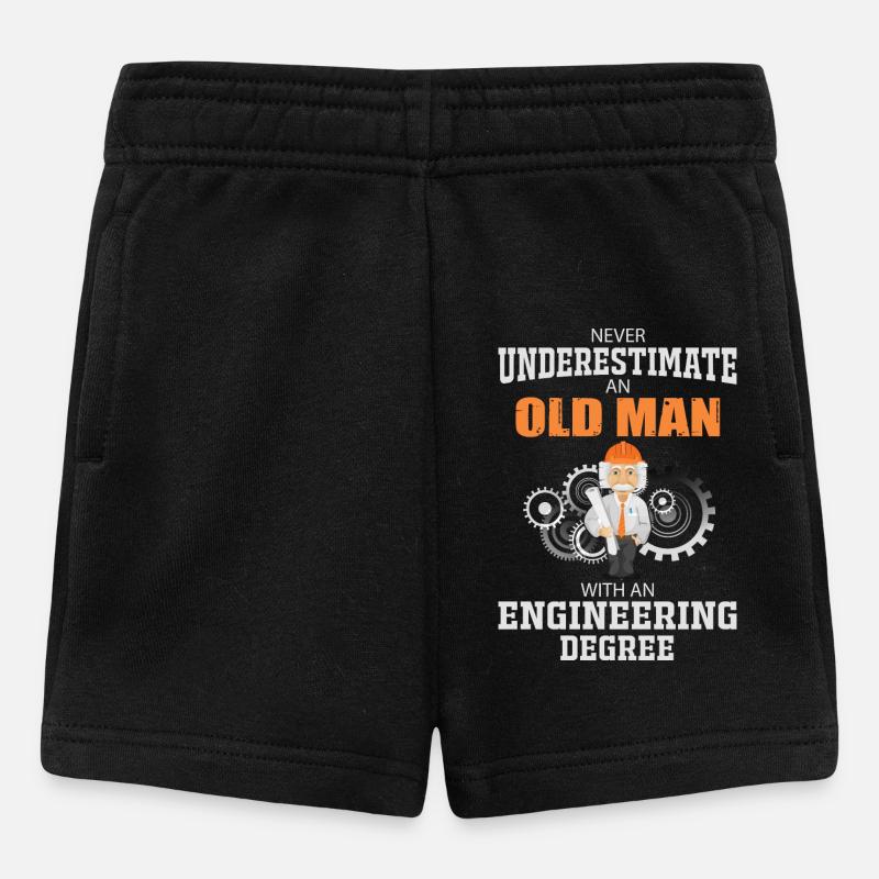 engineer - Baby Shorts - black