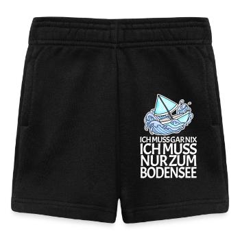 Bodensee See - Baby Shorts - Schwarz - Vorne