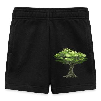 Olivenbaum Oliven Baum Griechenland Natur Ernte - Baby Shorts - Schwarz - Vorne