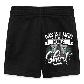 Das Ist Mein Koala Shirt - Baby Shorts - Schwarz - Vorne