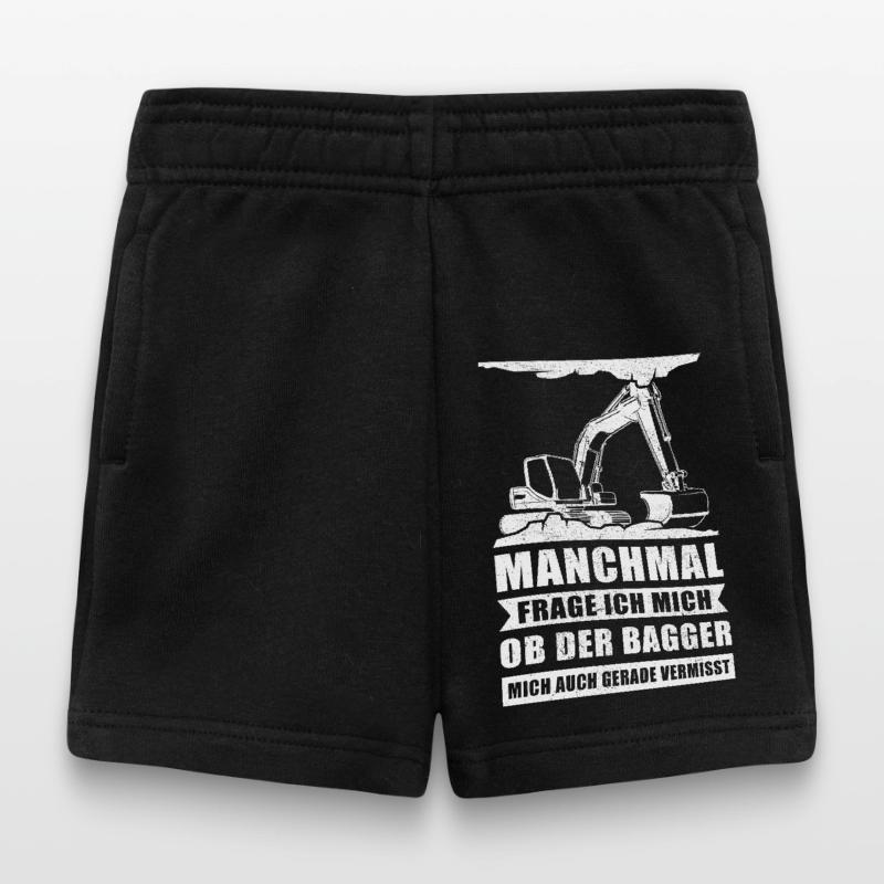 Baggerfahrer Bagger Baggerführer Baggern Geschenk Baby Shorts