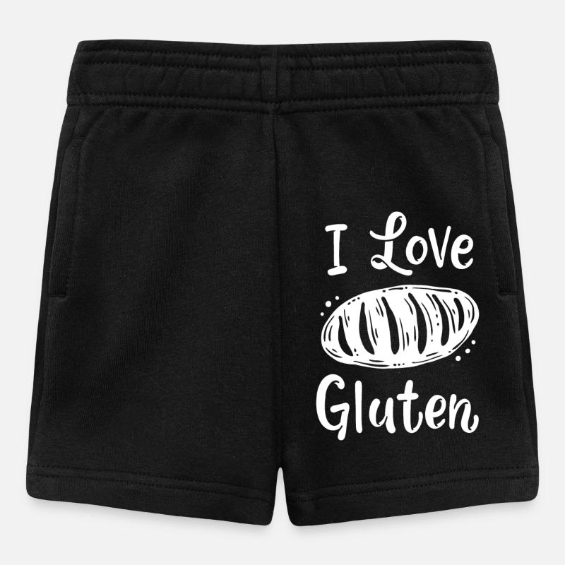 Boulanger de pain - Short Bébé - noir