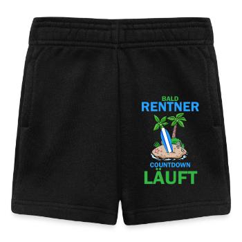 Bald Rentner - Baby Shorts - Schwarz - Vorne