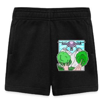 drone - Baby Shorts - black - Front
