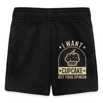 Cupcake Backen Geschenk lustig - Baby Shorts - Schwarz - Vorne