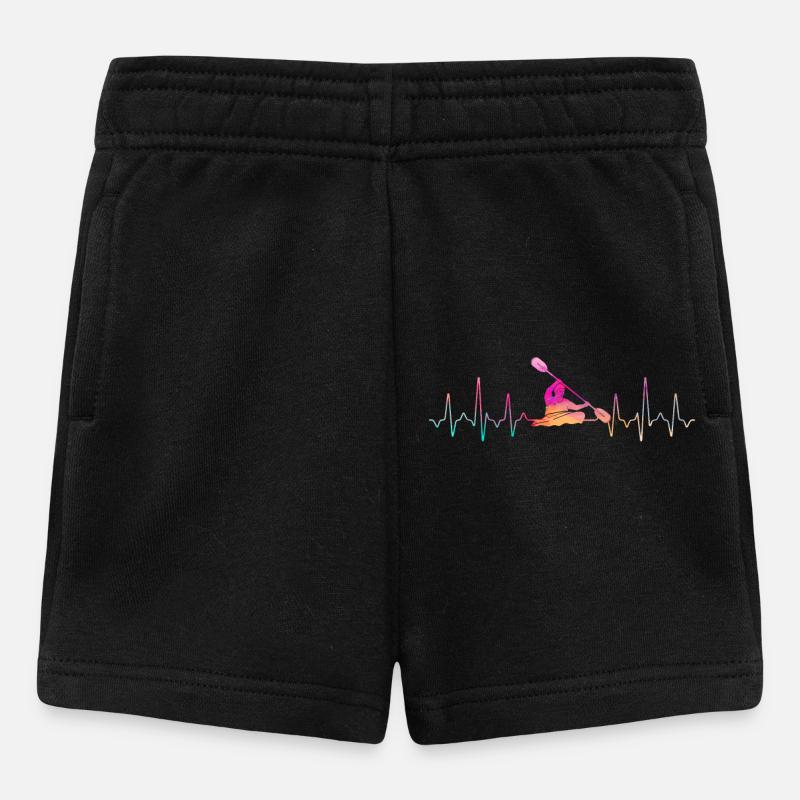 Kayak Heartbeat - Short Bébé - noir