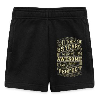 85. Geburtstag - Baby Shorts - Schwarz - Vorne