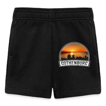 Göteborg Suède Skyline Vintage Sunset Voyage Donc - Short Bébé - noir - Devant
