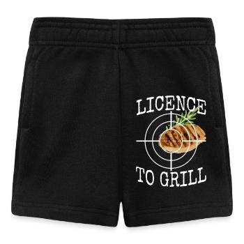 Licence To Grill Grillmeister Chef De commande - Short Bébé - noir - Devant