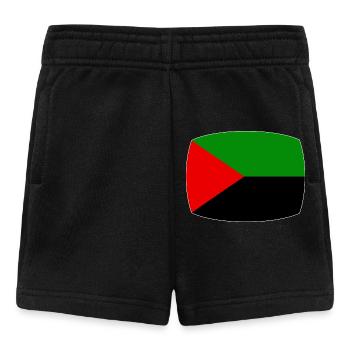Martinique rote Flagge grün schwarz - Baby Shorts - Schwarz - Vorne