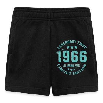 1966 anniversaire de la naissance - Short Bébé - noir - Devant
