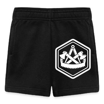 Tradition Zimmermann Guild Sign Hexagon Emblem - Baby Shorts - black - Front