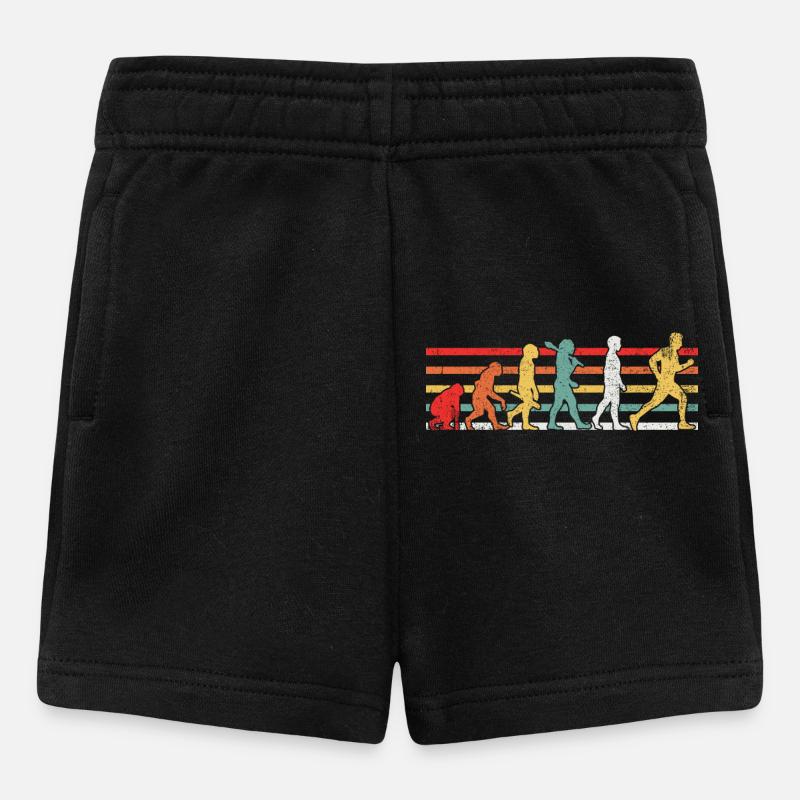Evolution Läufer - Baby Shorts - Schwarz