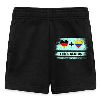 Germany and Colombia 100% Ingenious / Gift - Baby Shorts - black - Front