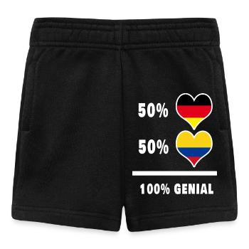 Germany and Colombia 100% Ingenious / Gift - Baby Shorts - black - Front