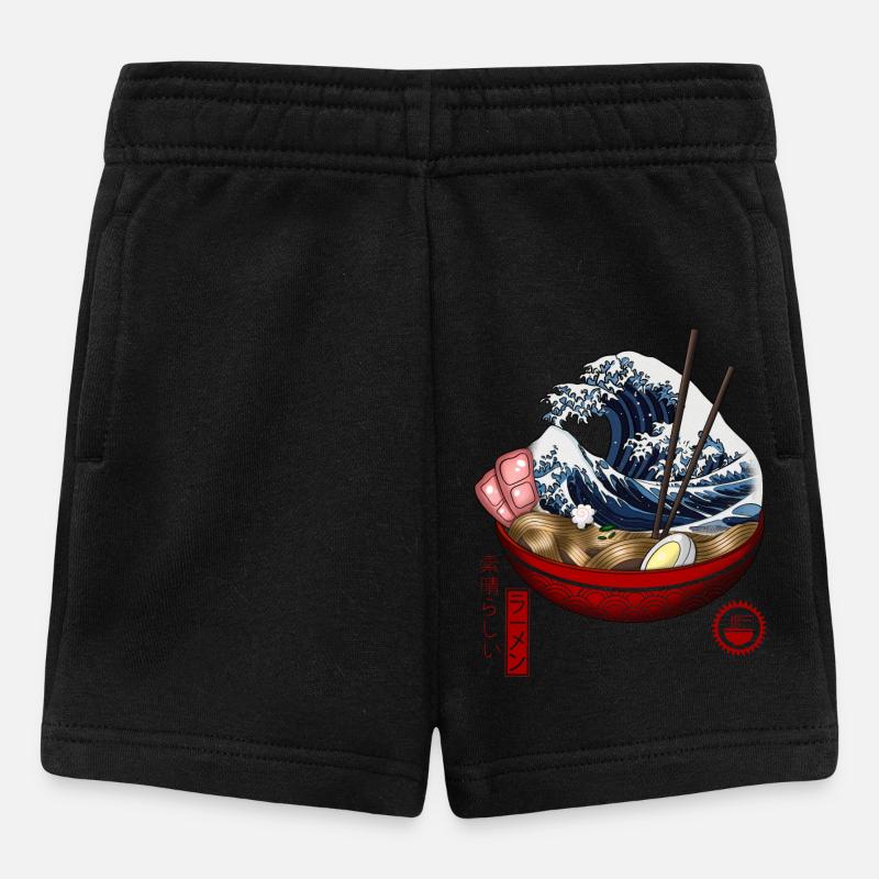 great ramen - Baby Shorts - black