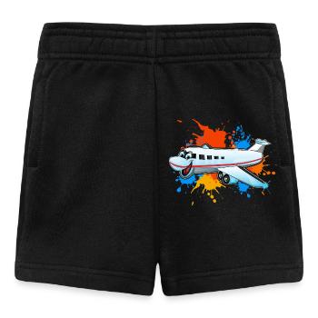 Avion - Short Bébé - noir - Devant