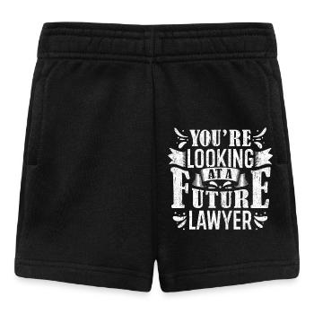 Cadeau d’étudiant en droit - Short Bébé - noir - Devant