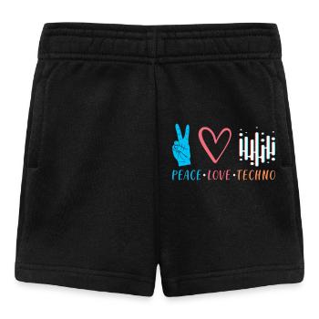 Techno - Baby Shorts - Schwarz - Vorne