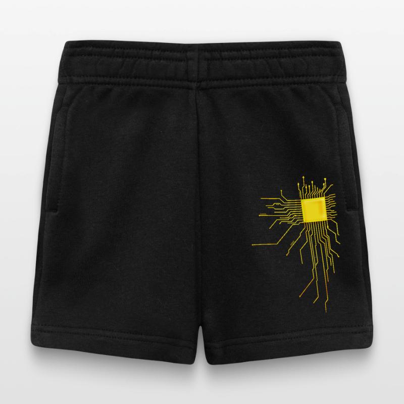 platine Core cpu Computer Nerd Programmierer admin Baby Shorts