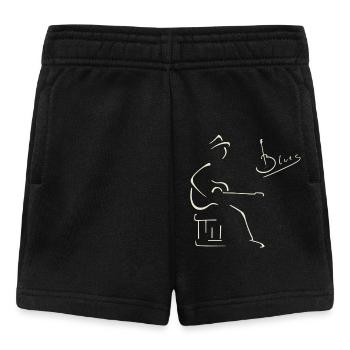 Blues-Gitarrist - Baby Shorts - Schwarz - Vorne