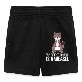 Wiesel - Baby Shorts - Schwarz - Vorne