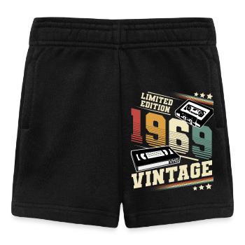 1969 Geburtsjahr Baujahr Geburtstag Vintage - Baby Shorts - Schwarz - Vorne