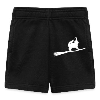 Katzen Hexe - Baby Shorts - Schwarz - Vorne