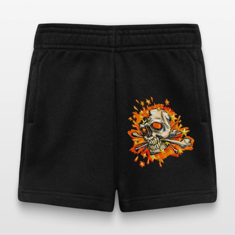exploding skull Baby Shorts