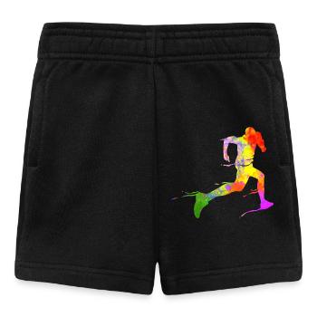 Coureurs de semi-marathon Sprint J’adore courir - Short Bébé - noir - Devant