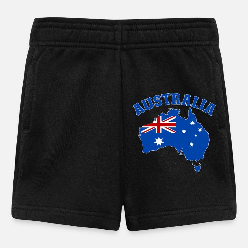 Australia Australia Flag - Baby Shorts - black