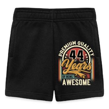 44ème anniversaire 44 ans vintage rétro - Short Bébé - noir - Devant