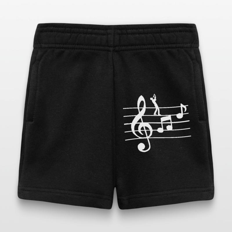 Flute Wind Instruments Baby Shorts